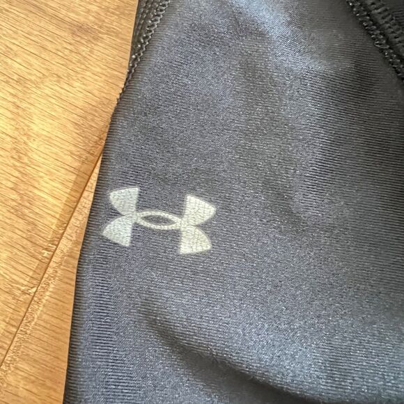 Under Armour HeatGear Ankle Leggings Women's XL Black Compression Cutout Detail - Picture 10 of 10